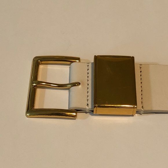 J. Crew White Genuine Leather Belt - Picture 3 of 7